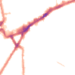 Night-time road noise heatmap for TW3 1XP