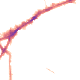 Night-time road noise heatmap for TW3 1XX