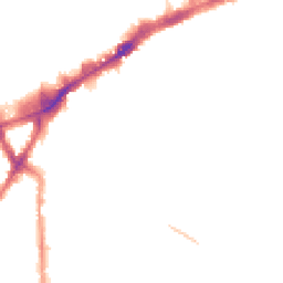 Night-time road noise heatmap for TW3 1YA