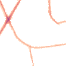 Night-time road noise heatmap for TW3 2JD