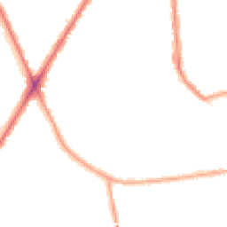 Night-time road noise heatmap for TW3 2JE