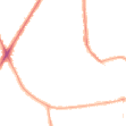 Night-time road noise heatmap for TW3 2JG