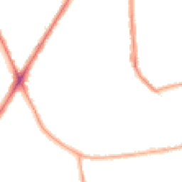 Night-time road noise heatmap for TW3 2JQ