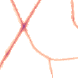 Night-time road noise heatmap for TW3 2LS