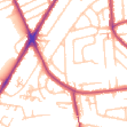 Daytime road noise heatmap for TW3 2LT