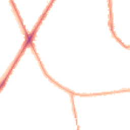 Night-time road noise heatmap for TW3 2LU