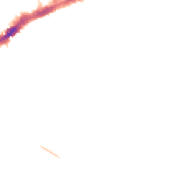 Night-time road noise heatmap for TW3 2NT