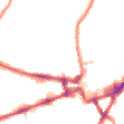 Night-time road noise heatmap for TW3 3AW