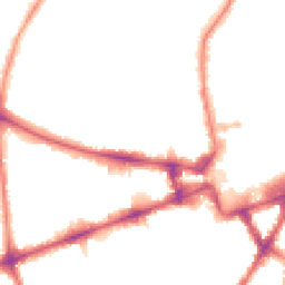 Night-time road noise heatmap for TW3 3BS