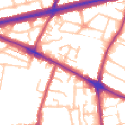 Daytime road noise heatmap for TW3 3DG