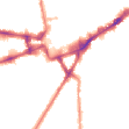 Night-time road noise heatmap for TW3 3PB