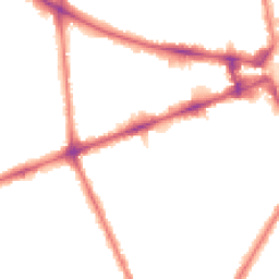 Night-time road noise heatmap for TW3 3QD