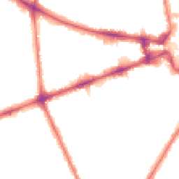 Night-time road noise heatmap for TW3 3QX