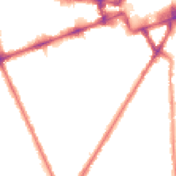 Night-time road noise heatmap for TW3 3RS