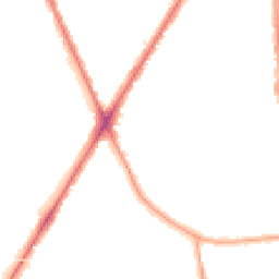 Night-time road noise heatmap for TW3 3UJ