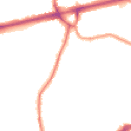 Night-time road noise heatmap for TW3 4DZ