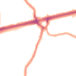 Night-time road noise heatmap for TW3 4EJ