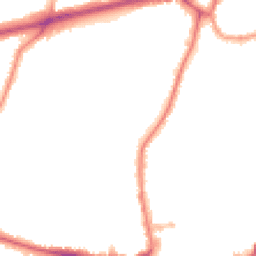 Night-time road noise heatmap for TW3 4FF