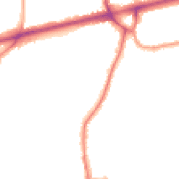 Night-time road noise heatmap for TW3 4FP
