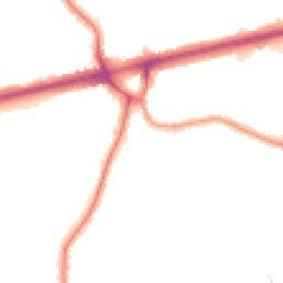 Night-time road noise heatmap for TW3 4HA