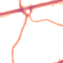 Night-time road noise heatmap for TW3 4HB
