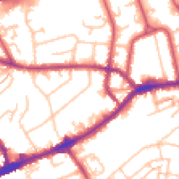 Daytime road noise heatmap for TW7 4AE