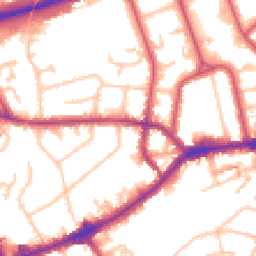 Daytime road noise heatmap for TW7 4AH