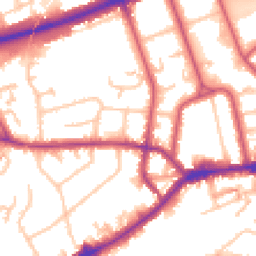 Daytime road noise heatmap for TW7 4AJ