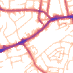 Daytime road noise heatmap for TW7 4AS