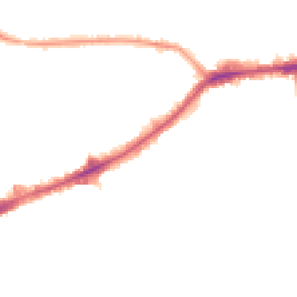 Night-time road noise heatmap for TW7 4AS