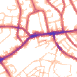 Daytime road noise heatmap for TW7 4DN