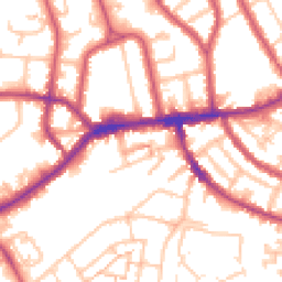 Daytime road noise heatmap for TW7 4DP