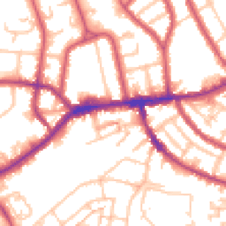 Daytime road noise heatmap for TW7 4DZ