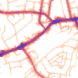 Daytime road noise heatmap for TW7 4EQ