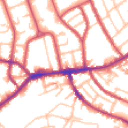 Daytime road noise heatmap for TW7 4JB