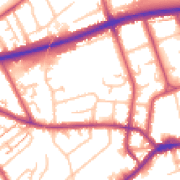 Daytime road noise heatmap for TW7 4LU