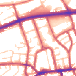 Daytime road noise heatmap for TW7 4NY
