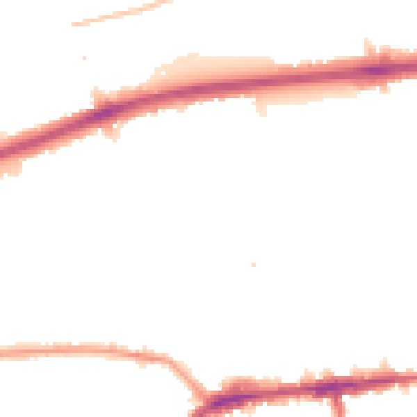 Night-time road noise heatmap for TW7 4NY