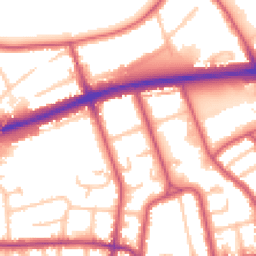 Daytime road noise heatmap for TW7 4PL