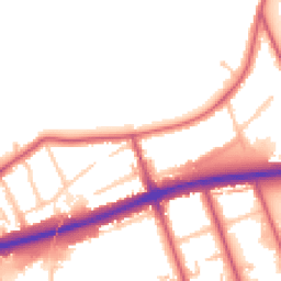 Daytime road noise heatmap for TW7 4RD