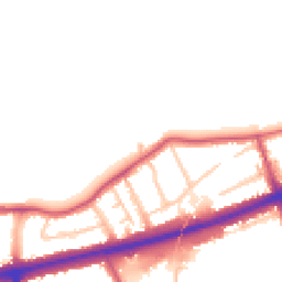 Daytime road noise heatmap for TW7 4RH