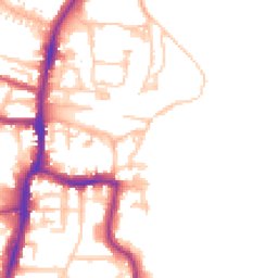Daytime road noise heatmap for TW7 6BL