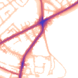 Daytime road noise heatmap for TW7 6GH