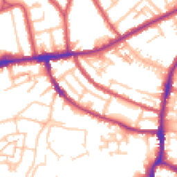 Daytime road noise heatmap for TW7 6QR