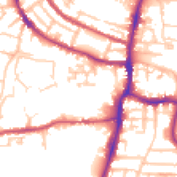 Daytime road noise heatmap for TW7 6ST