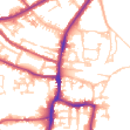 Daytime road noise heatmap for TW7 6TP