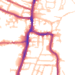 Daytime road noise heatmap for TW7 7AD
