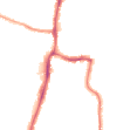 Night-time road noise heatmap for TW7 7AD