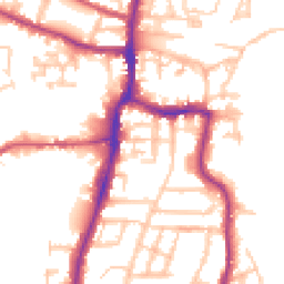 Daytime road noise heatmap for TW7 7AF