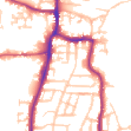 Daytime road noise heatmap for TW7 7AQ